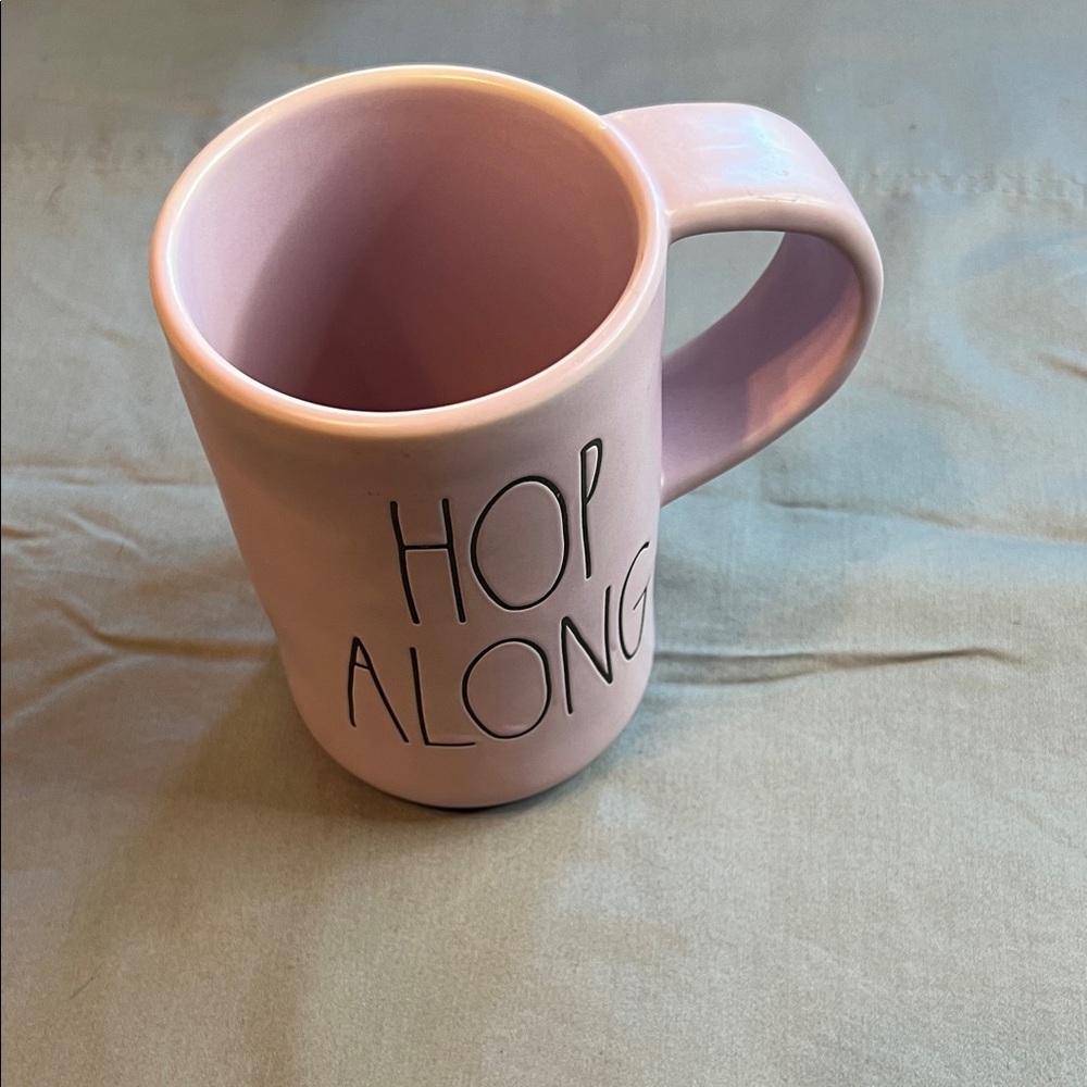 Rae Dunn Pink 'Hop Along' Mug